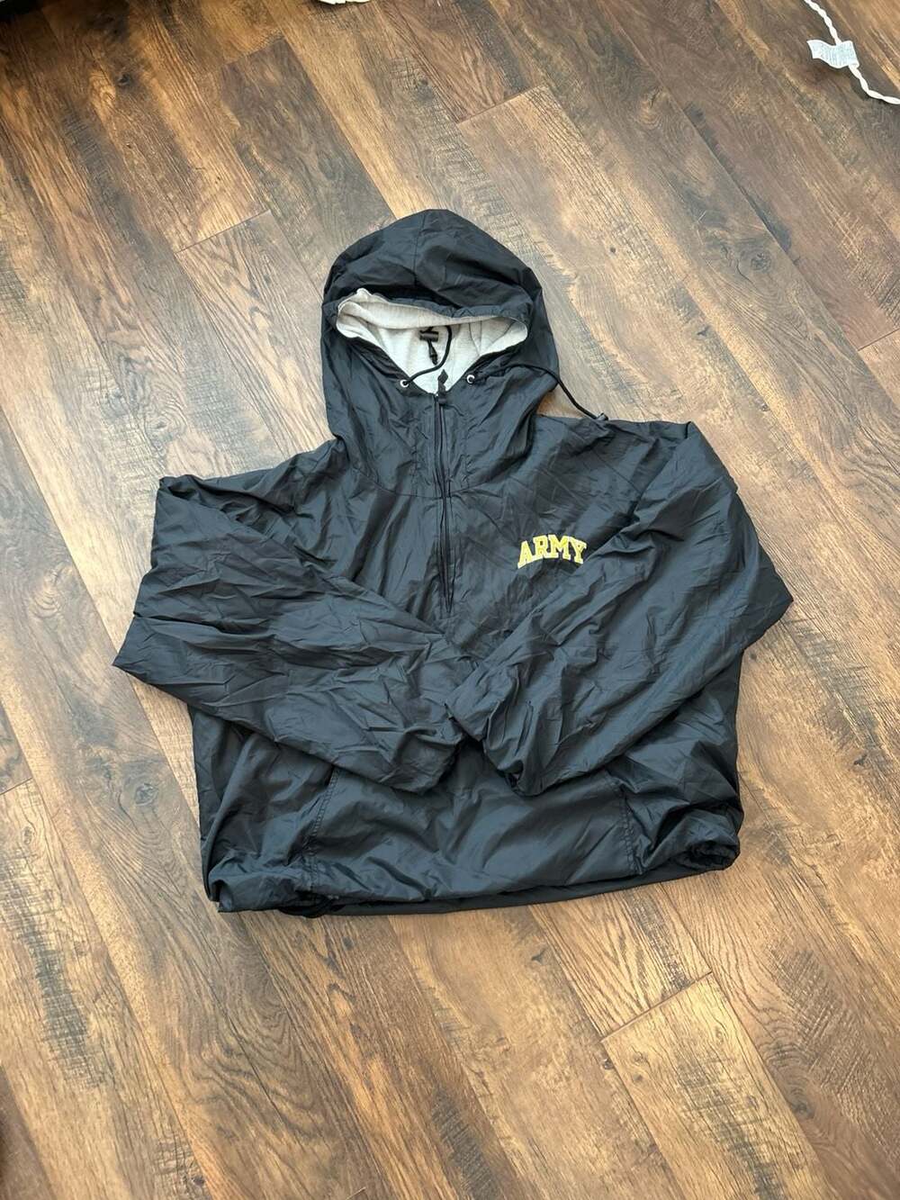 Steve and Barry's US Army Half-Zip Hooded Windbreaker Jacket XXL